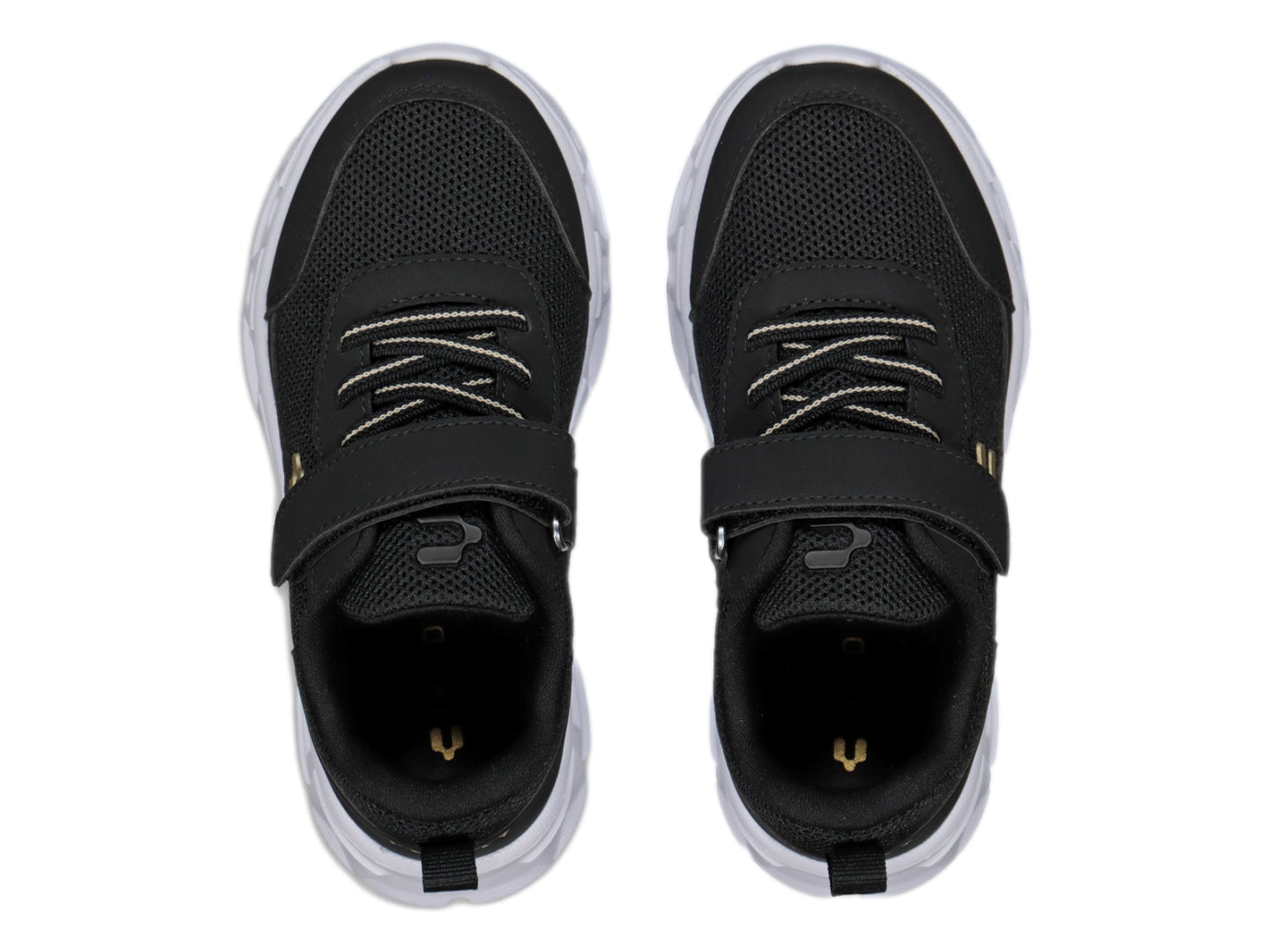 Tenis Charly Light Sport Negro y Blanco para Niño