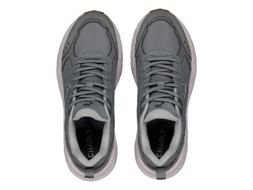 Tenis Charly Fashion Sport Gris para Hombre