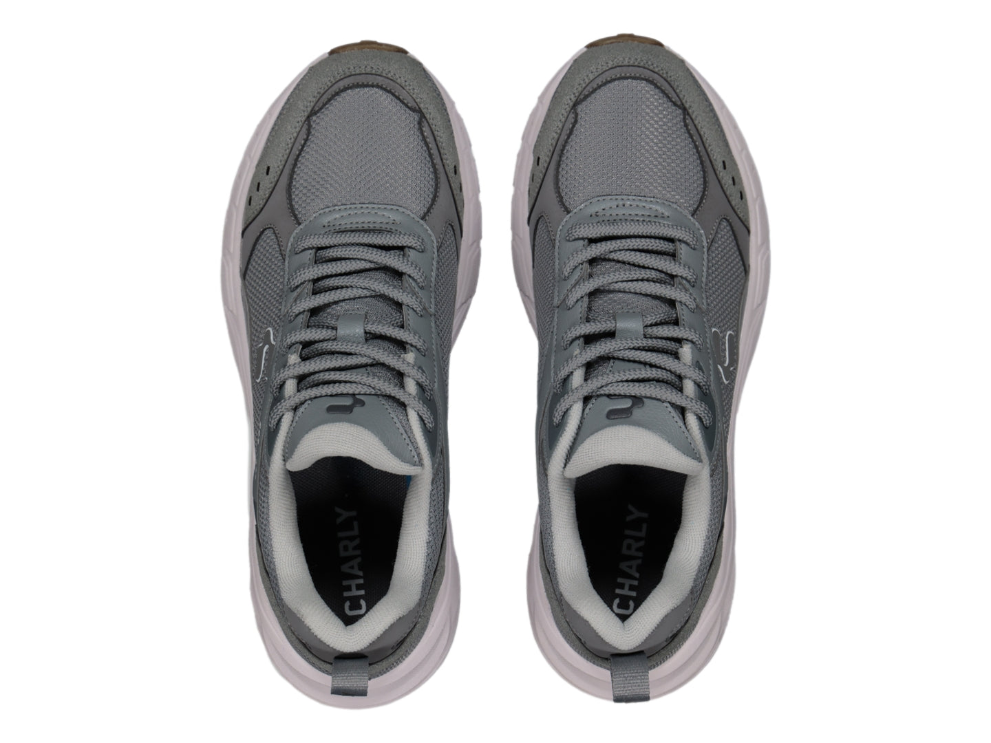 Tenis Charly Fashion Sport Gris para Hombre