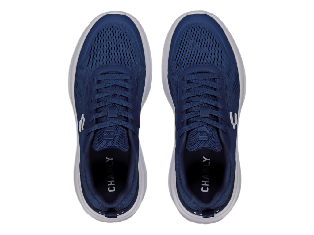 Tenis Charly Road Casual Marino y Blanco para Hombre