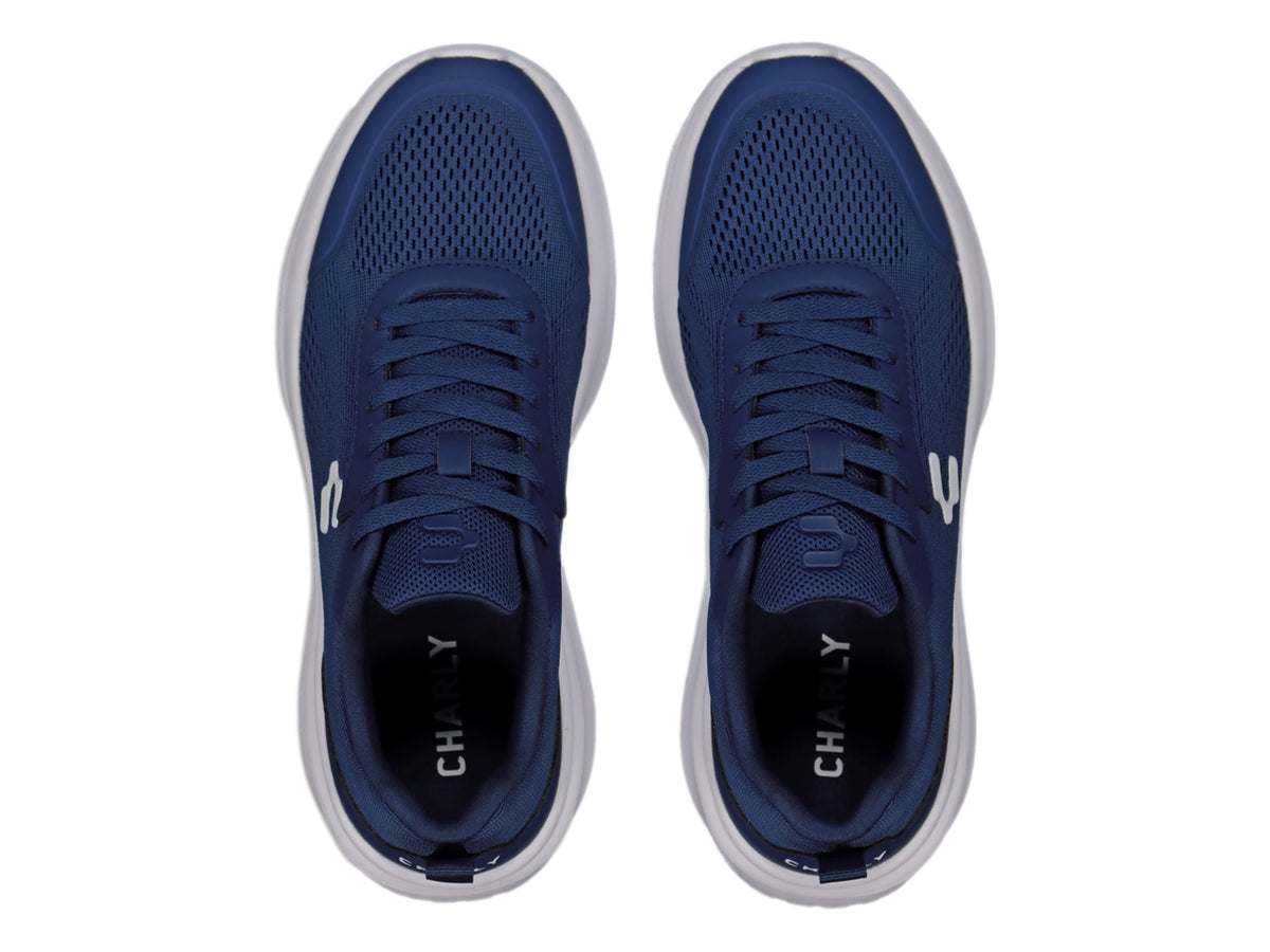 Tenis Charly Road Casual Marino y Blanco para Hombre