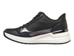 Tenis Skechers Street Negro y Blanco para Mujer