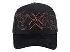 Gorra JC Hats Dead Negro y Cobre