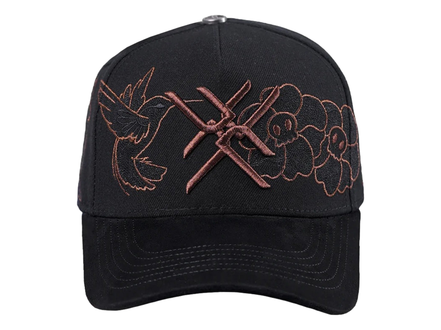 Gorra JC Hats Dead Negro y Cobre