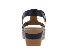 Sandalias Mas Descanso Negro para Mujer