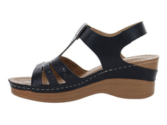 Sandalias Mas Descanso Negro para Mujer