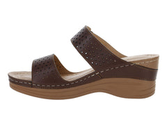 Sandalias Confort Mas Descanso Color Moka para Mujer