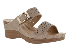 Sandalias Confort Mas Descanso Color Maquillaje para Mujer