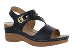 Sandalias Mas Descanso Negro para Mujer