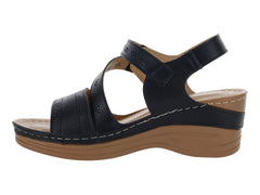 Sandalias Mas Descanso Negro para Mujer