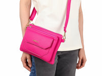 Bolsa de Hombro Unibella Color Rose para Mujer