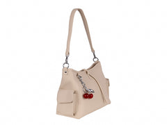 Bolso de Hombro Unibella Beige para Mujer