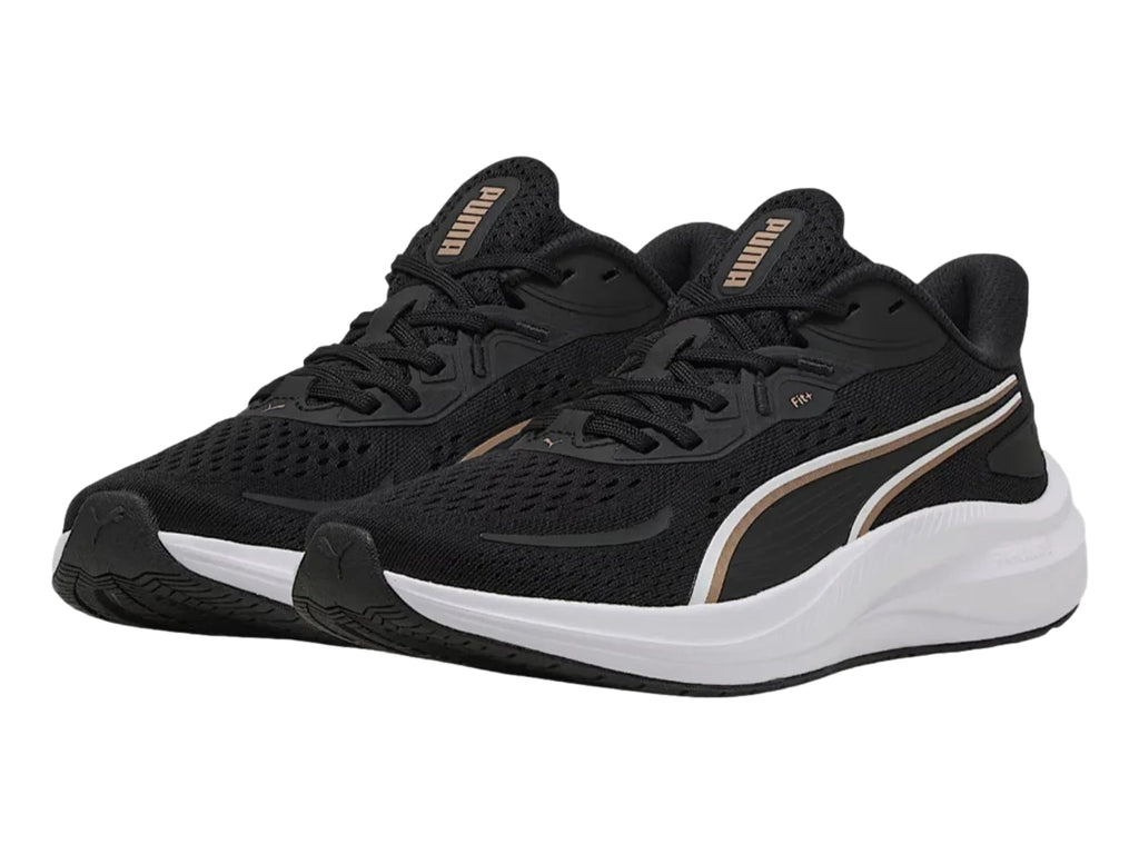 Tenis PUMA Skyrocket Lite 2 Negro y Dorado para Mujer