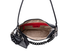 Bolsa de Hombro Cloe Negro para Mujer