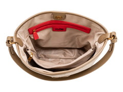 Bolsa de Hombro Cloe Beige para Mujer