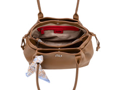 Bolsa de Hombro Cloe Camel para Mujer
