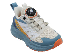 Tenis K-Swiss Hazen CH Beige y Azul para Niño