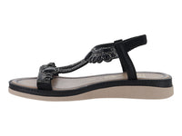 Sandalias Luna Rosa Negro para Mujer