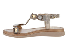 Sandalias Luna Rosa Color Oro para Mujer