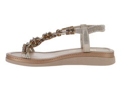 Sandalias Luna Rosa Oro Rosado para Mujer