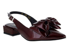 Tacones Luna Rosa Merlot de Charol para Mujer