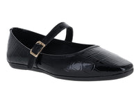 Zapatos Ballerinas Luna Rosa Negro para Mujer