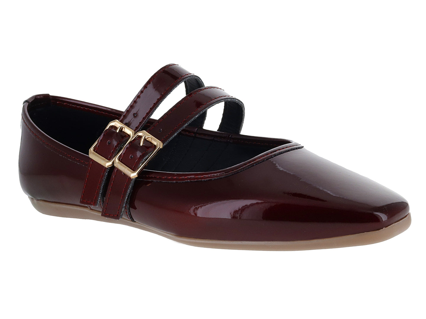 Zapatos Ballerinas Luna Rosa Merlot para Mujer