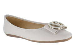Flats Luna Rosa Color Latte para Mujer