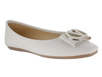 Flats Luna Rosa Color Latte para Mujer
