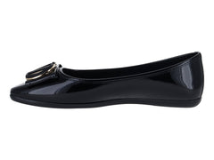 Zapatos Flats Luna Rosa Negro de Charol para Mujer