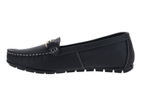 Mocasines Luna Rosa Piel Negro para Mujer