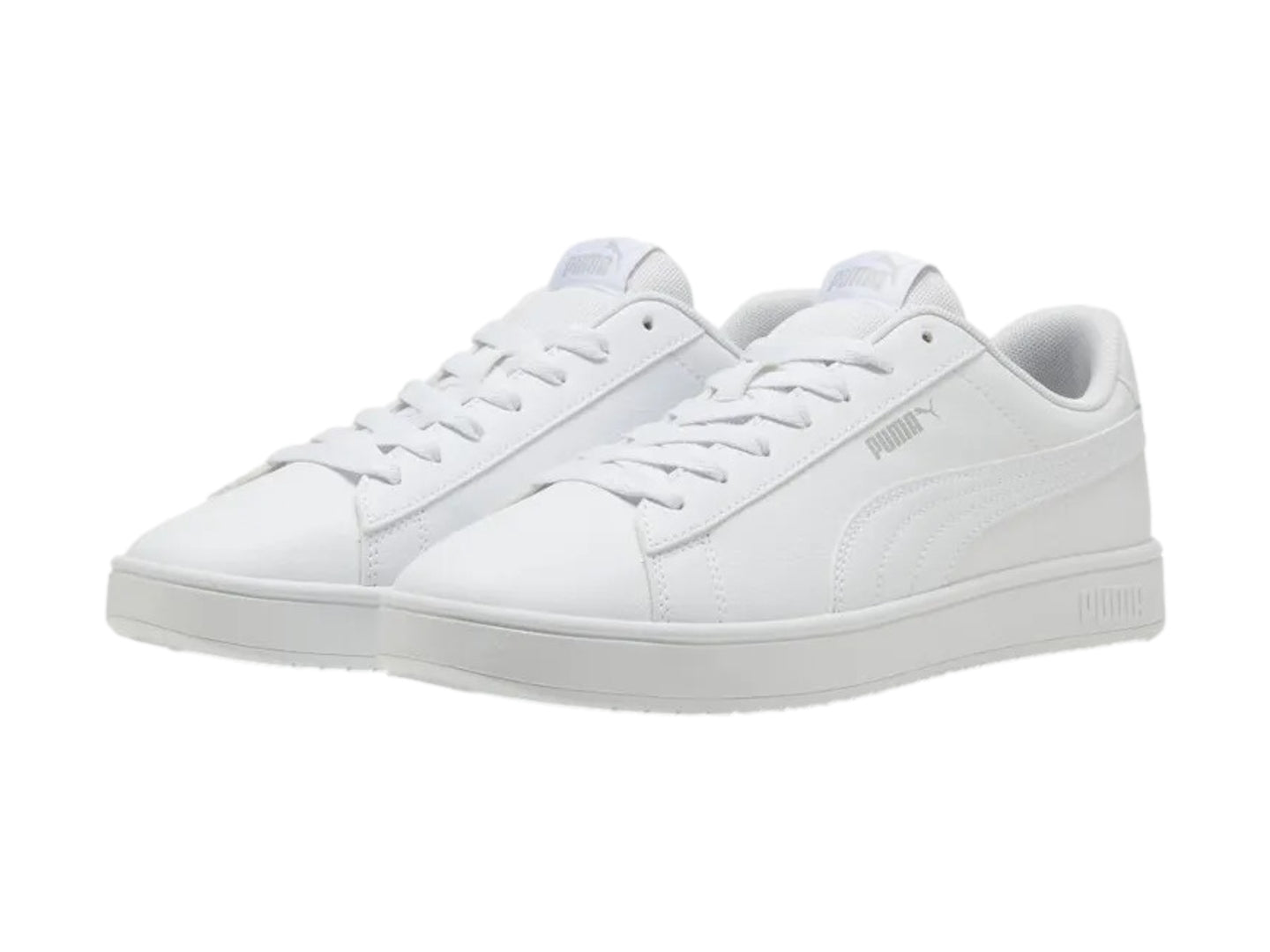Tenis PUMA Rickie Classic Blanco y Plata para Mujer