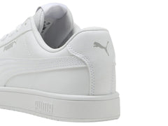 Tenis PUMA Rickie Classic Blanco y Plata para Mujer