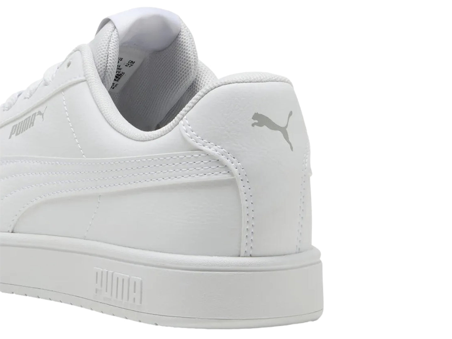 Tenis PUMA Rickie Classic Blanco y Plata para Mujer
