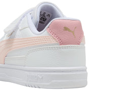 Tenis PUMA Caven III Blanco y Rosa para Niña