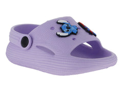 Sandalias Clogs DTX Lila de Stitch para Niña