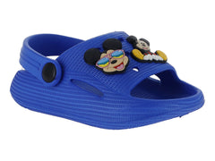 Sandalias Clogs DTX Azul Rey Mickey Mouse para Niño