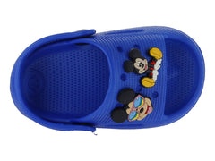 Sandalias Clogs DTX Azul Rey Mickey Mouse para Niño