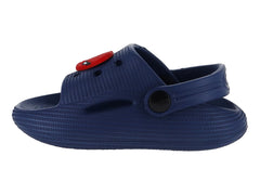 Sandalias Clogs DTX Spiderman Azul Marino para Niño