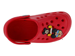 Sandalias Clogs DTX Rojo Mickey para Niño
