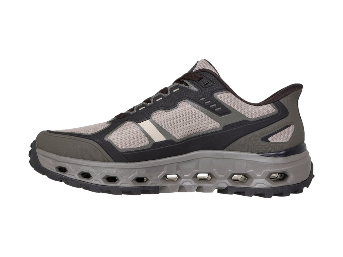 Tenis Skechers Outdoors Negro y Gris para Hombre