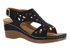 Sandalias Confort Torrente Negro para Mujer