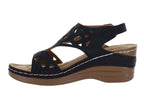 Sandalias Confort Torrente Negro para Mujer
