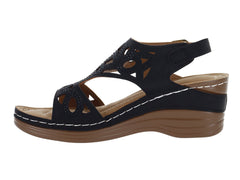 Sandalias Confort Torrente Negro para Mujer