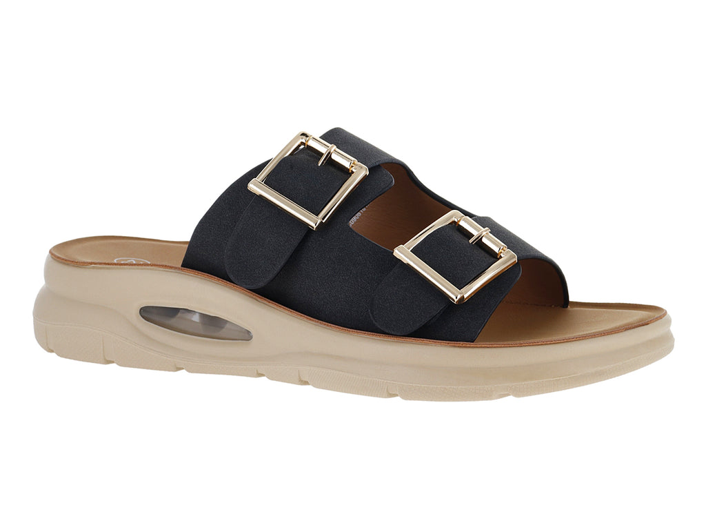 Sandalias Confort Torrente Negro para Mujer