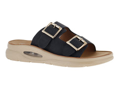 Sandalias Confort Torrente Negro para Mujer