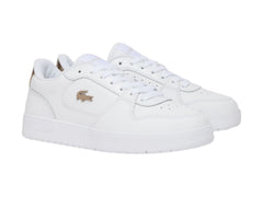 Tenis Lacoste Court Ace Blanco con Bronce para Mujer