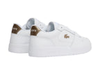 Tenis Lacoste Court Ace Blanco con Bronce para Mujer