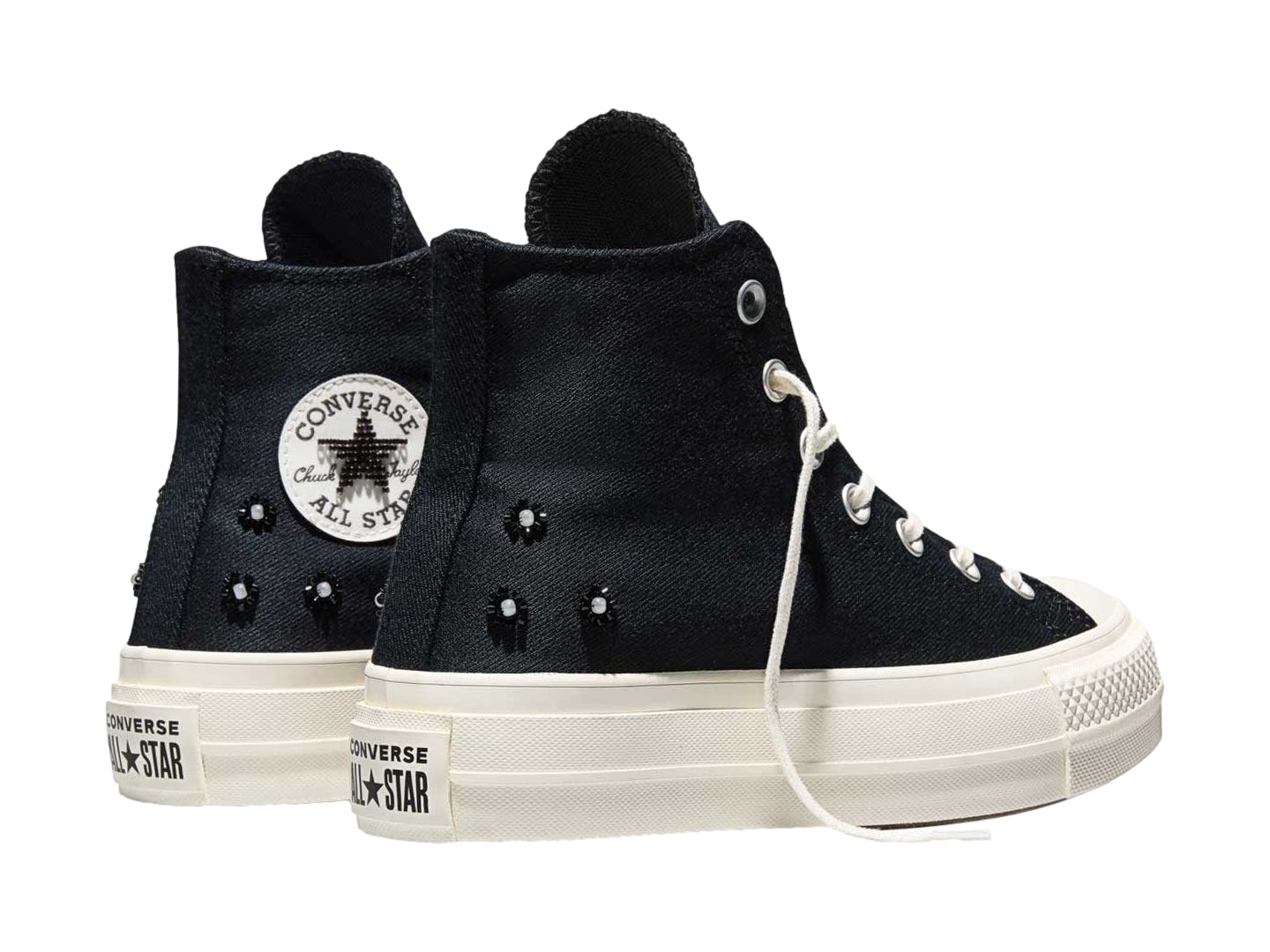 Tenis Converse CTAS Lift Platform Negro para Mujer