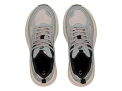 Tenis Charly Fashion Sport Beige y Azul para Mujer